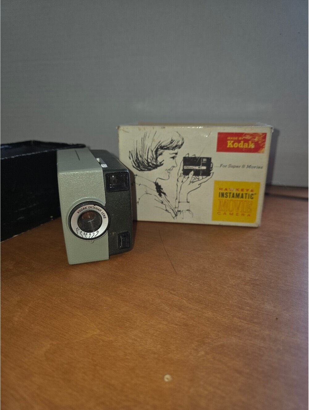 Vintage Kodak instamatic movie camera Super 8
